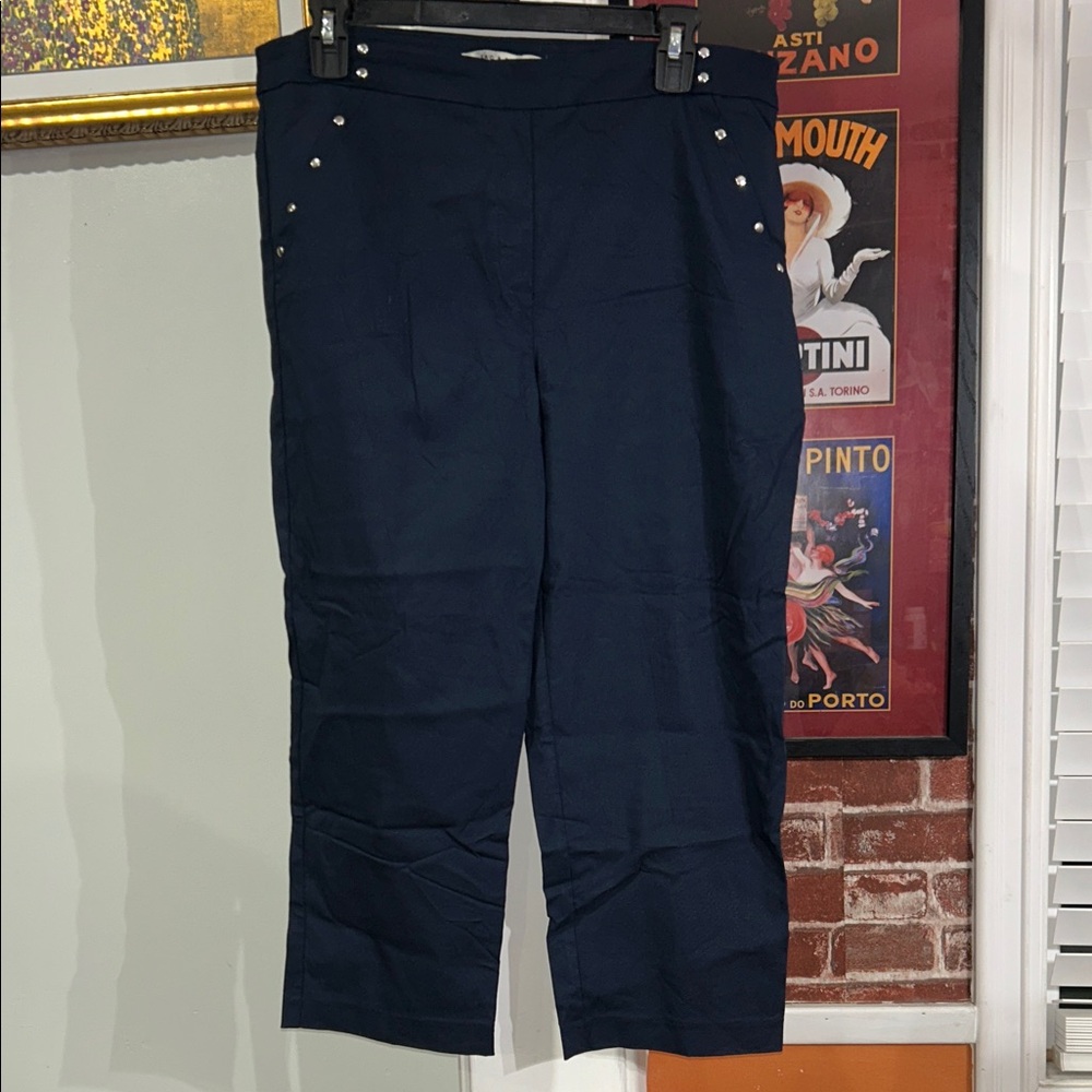 Zac & Rachel Navy Stretch Skirt